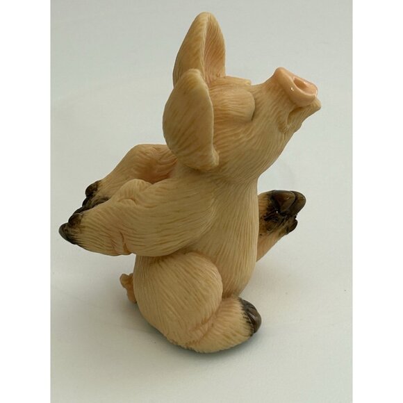 Vintage Piggin' Kiss Me by David Corbridge 1997 Hand Made Pig Figurine 3" Tall - Picture 4 of 9